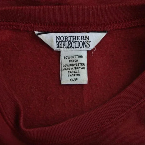 Northern Reflections Holiday Christmas Sweater Sweatshirt Winter  Snowman Small - Picture 5 of 8